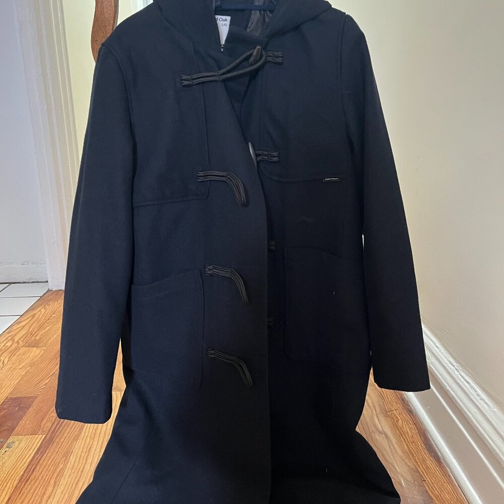 Women's Navy Toggle Coat
